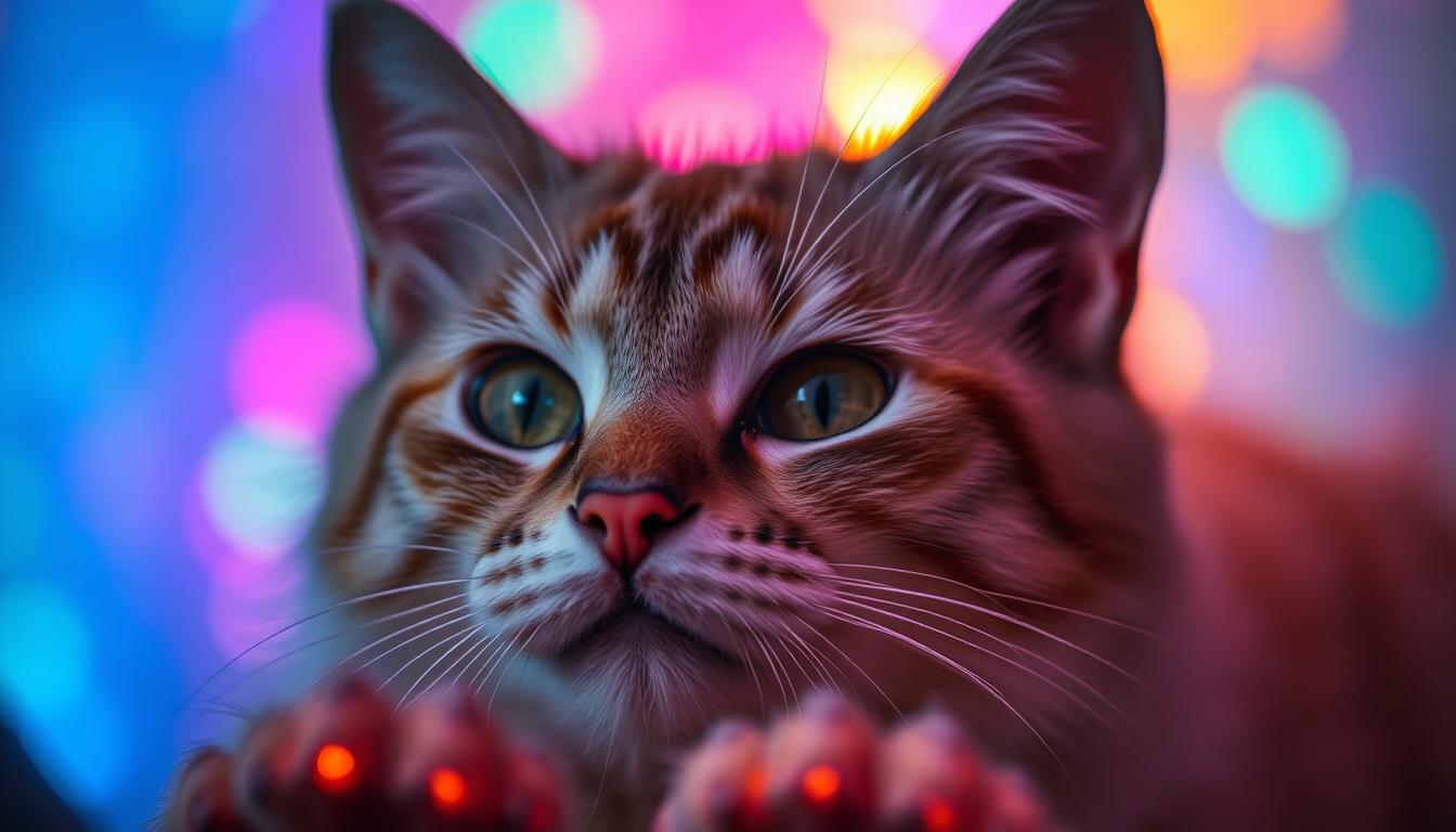 can cats see colors
