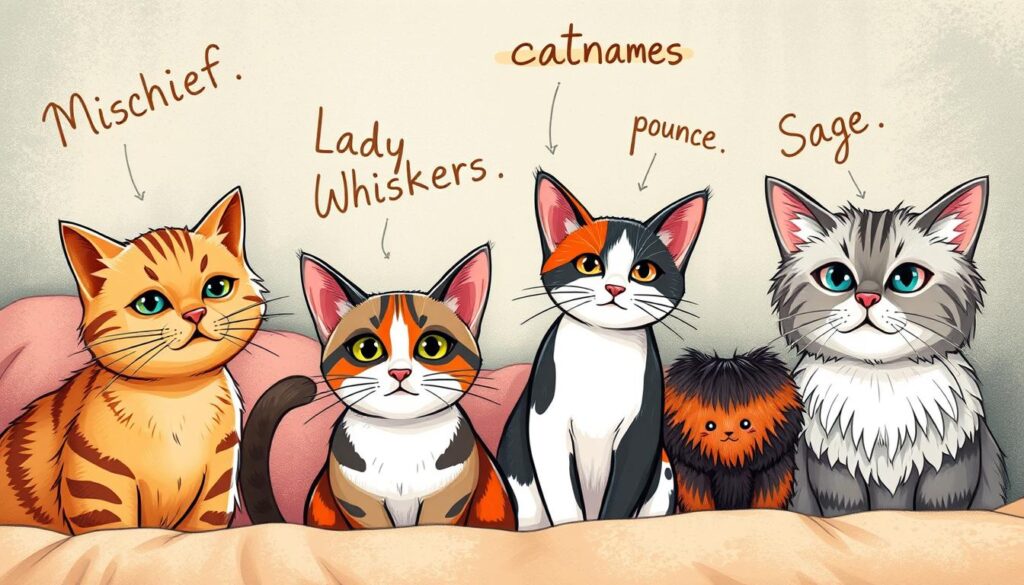 creative cat names based on personality