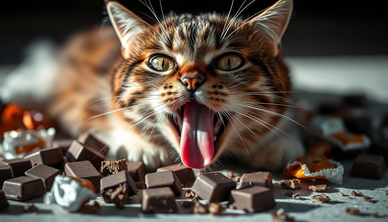 is chocolate bad for cats