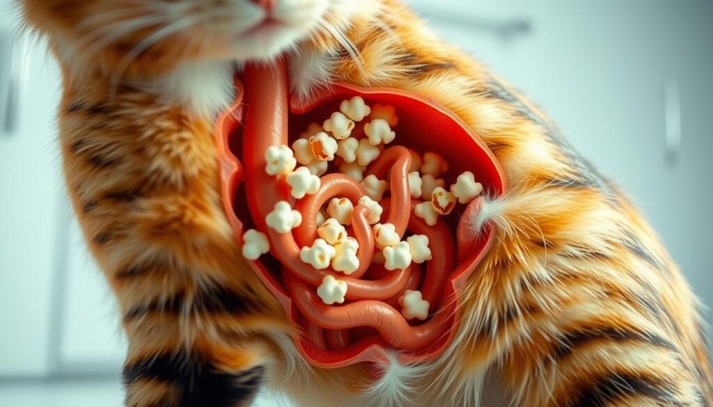 popcorn toxicity in cats