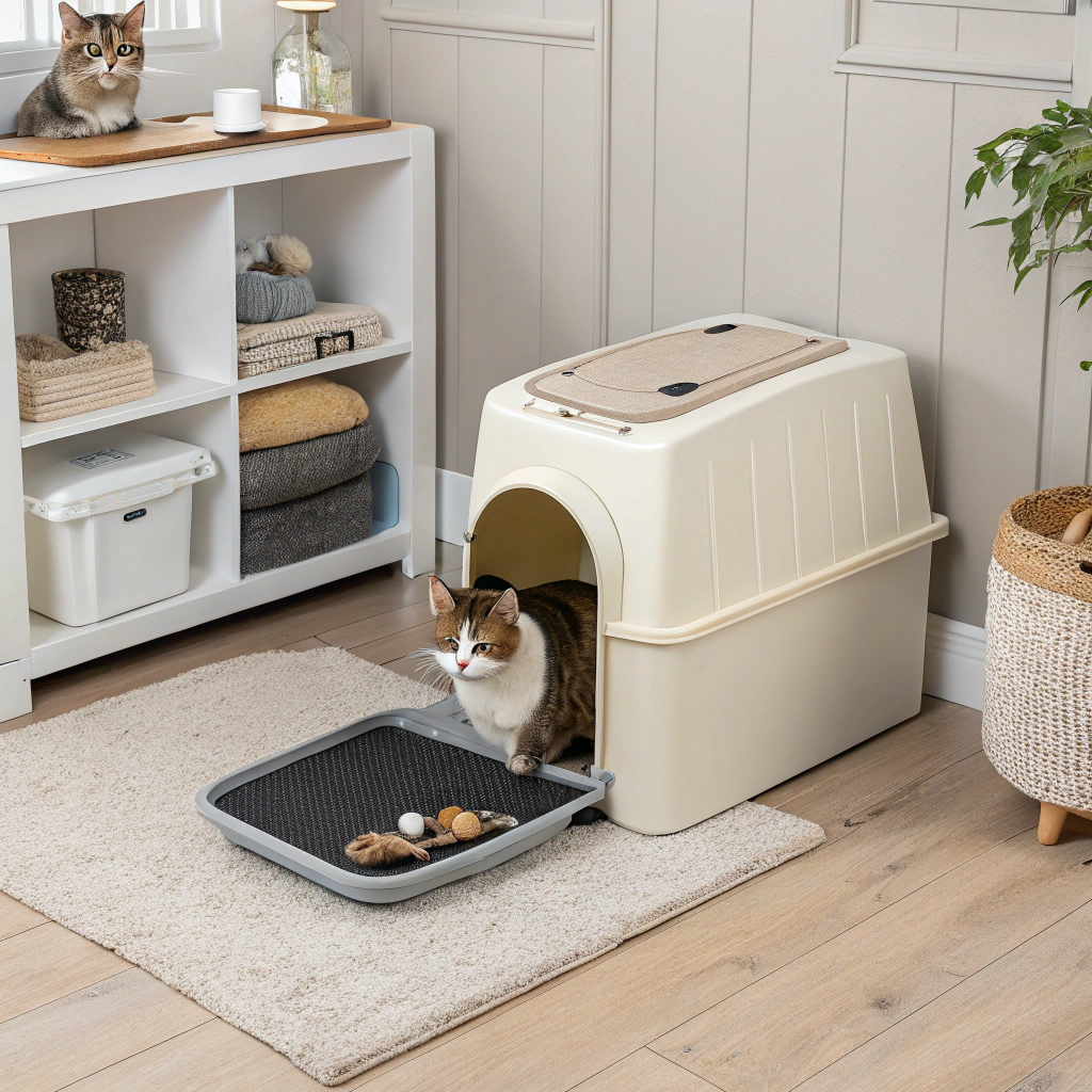 dog proof cat litter box