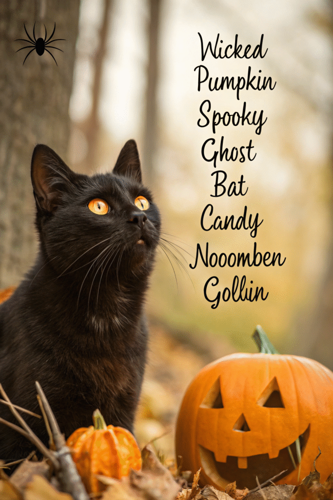 “Spooky and Cute: 50 Halloween Cat Names for Your Furry Friend”