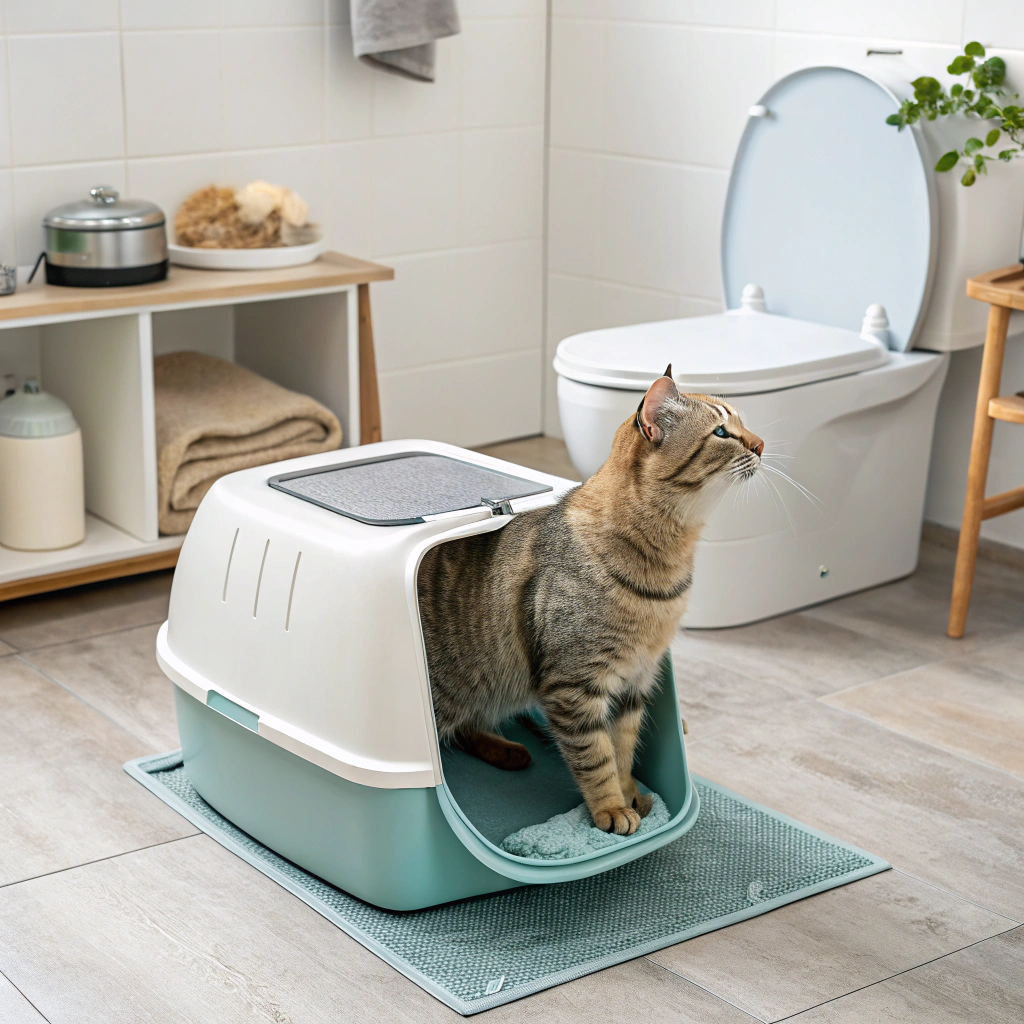cat peeing outside litter box