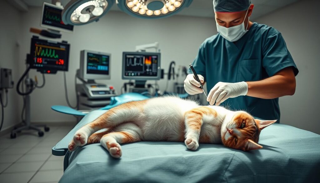 cat hernia surgery options