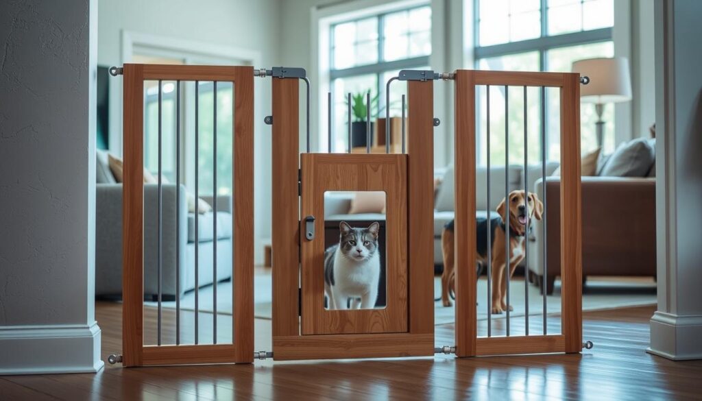 indoor pet gate for dogs and cats