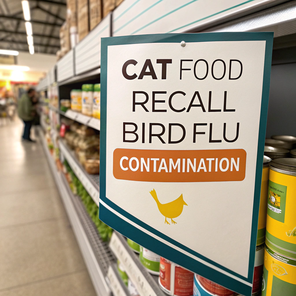 bird flu cat food recall