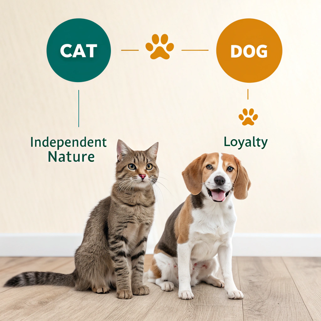 essential differences between cats dogs