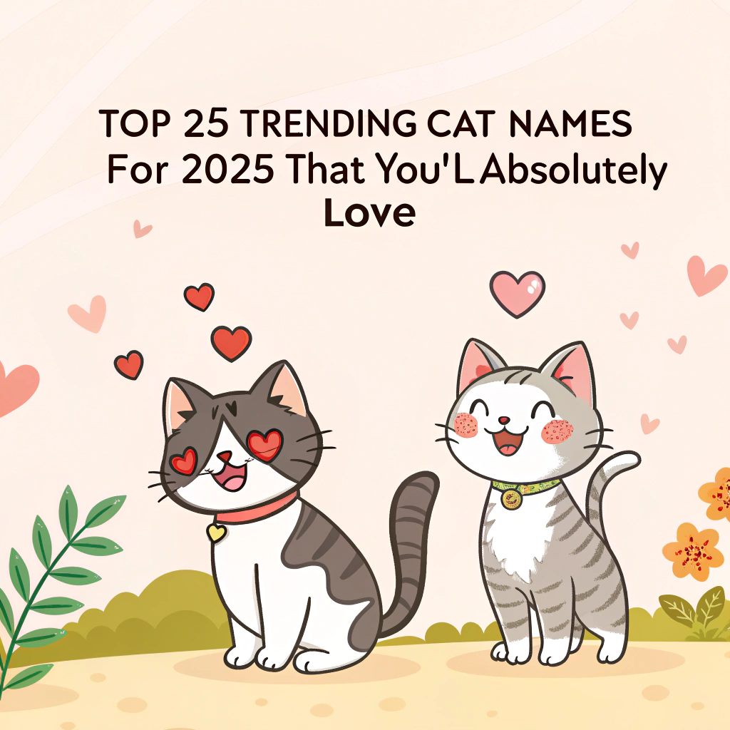 ✅ Top 25 Trending Cat Names for 2025 That You’ll Absolutely Love 😻